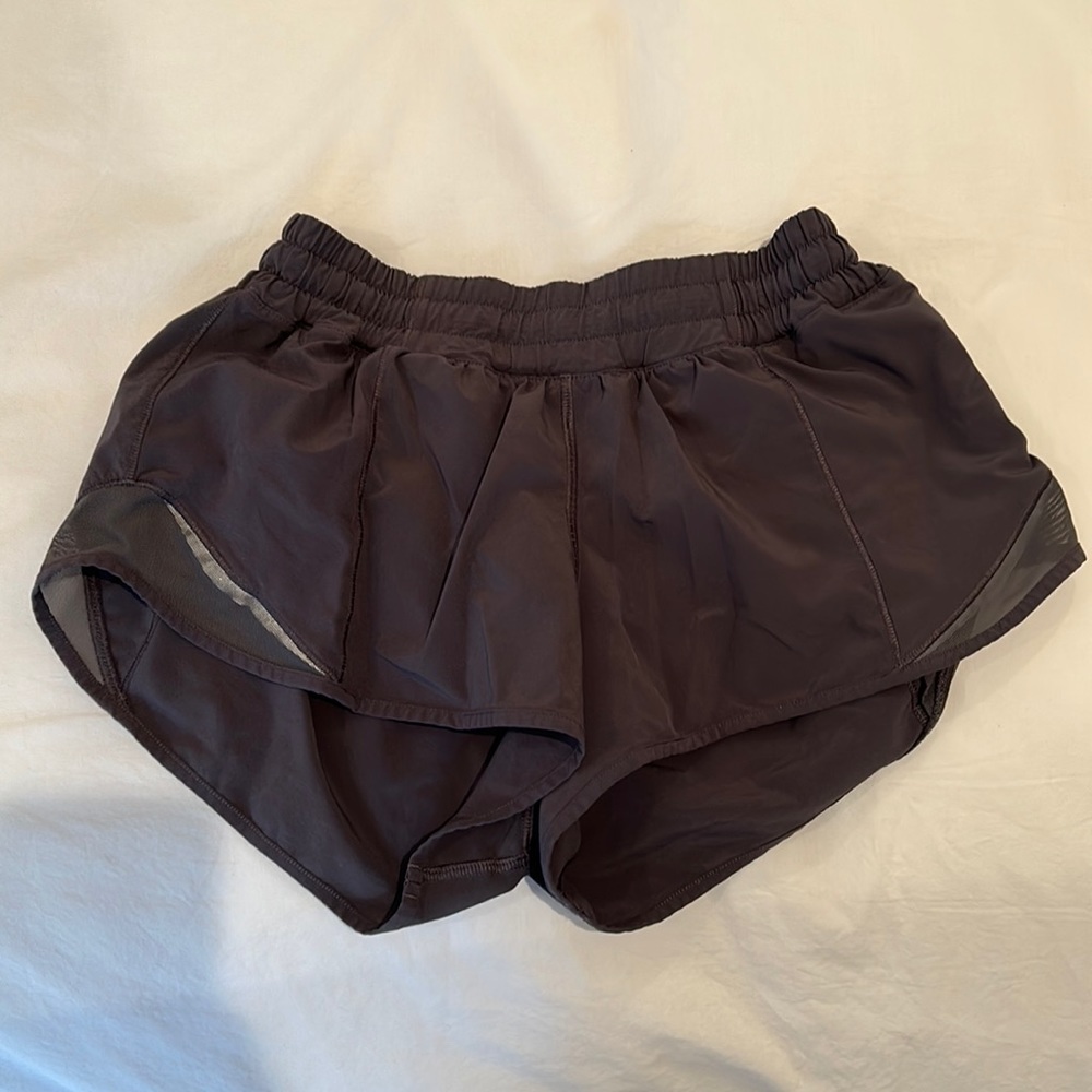 Lululemon Gray Hotty Hot Shorts Size 4